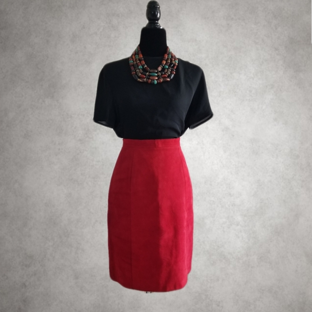 Outerwear by Phoenix Leather Pencil Skirt